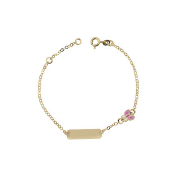 Bracelet Kids 9ct Gold with Butterfly by Ino&Ibo