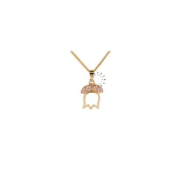 Pendant 18ct Gold flower by Ambrosia