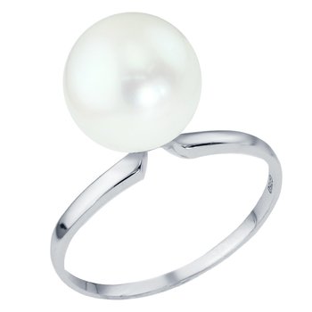 Ring 14ct White Gold with Pearl