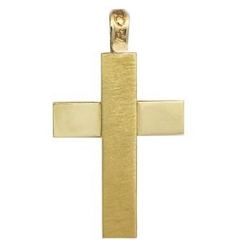 Βαπτιστικός σταυρός 14Κ Χρυσό της FaCaDoro