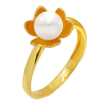 Ring 9ct Gold with Pearl SAVVIDIS