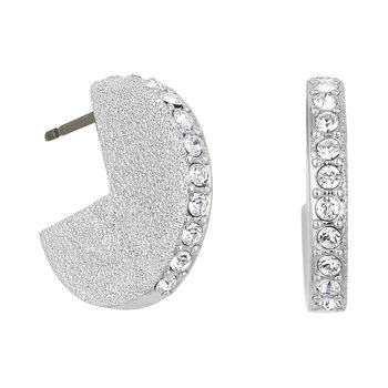 DKNY Shimmer Metal Solid Hoop Earrings