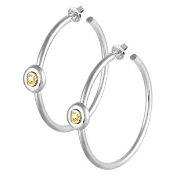 Earrings Olympic 2004 22ct Gold with Silver 925 by Athens 2004
