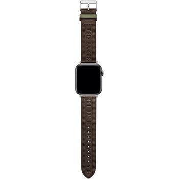 TED London HQ Brown Leather Strap for APPLE Watches 42-44 mm