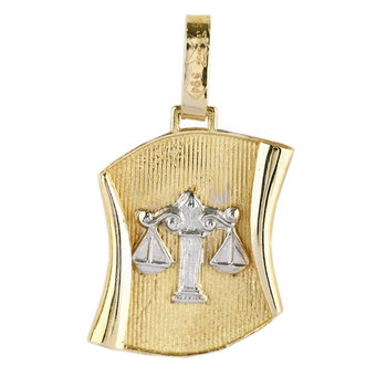 Pendant made of 14ct gold with the sign of Libra by SAVVIDIS