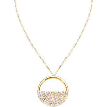 GO Gold Plated Alloy Necklace with Zircons
