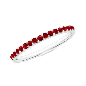 18ct White Gold Ring by SAVVIDIS with Ruby(No 52)