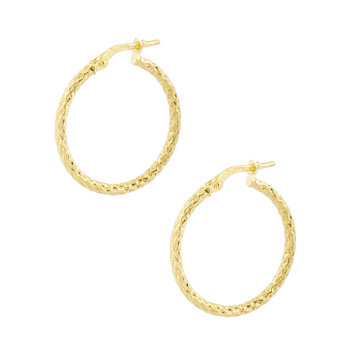 Gold Plated Sterling Silver Earrings by KIKI Core Collection