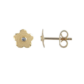 9ct Gold Earrings with Zircons by Ino&Ibo