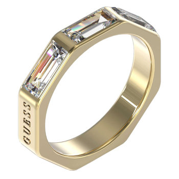 GUESS It's Raining Rings Stainless Steel Ring with Zircons (No 52)
