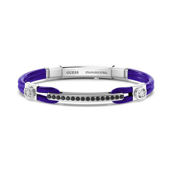 GUESS Portofino Stainless Steel and Kevlar Bracelet