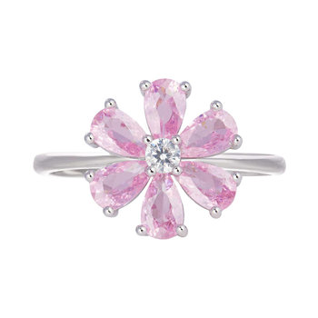 DOUKISSA NOMIKOU La Vie Est Belle Ring Pink (One Size)