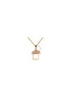 Pendant 18ct Gold flower by Ambrosia
