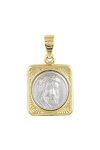 14ct Gold and White Gold Lucky Pendant by Ino&Ibo