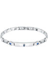 MASERATI Stainless Steel Bracelet with Crystals
