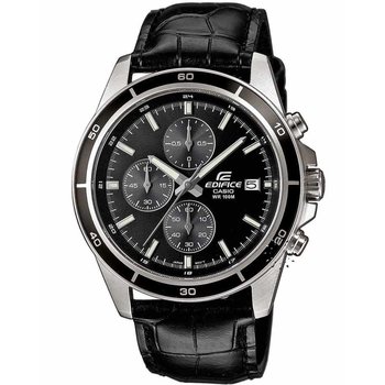 CASIO Edifice Black Leather