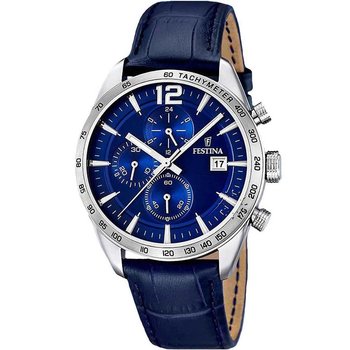 FESTINA Chrono Blue Leather