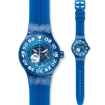 SWATCH La Nane Va Blue Rubber