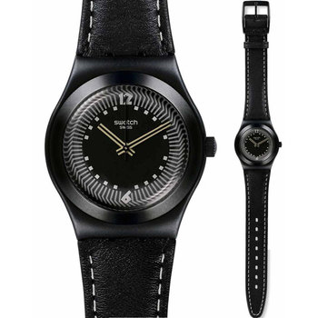 SWATCH Canonero Black Leather