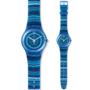 SWATCH Centrino Blue Rubber