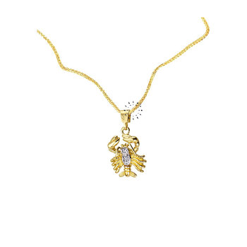 Star sign 14ct Gold with Zircon