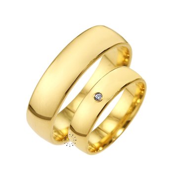 Wedding rings from 18ct Gold