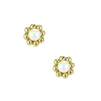 Earings in 14ct Gold with Pearls