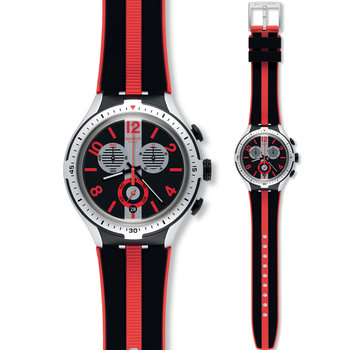 SWATCH Xlite Stripes Black &