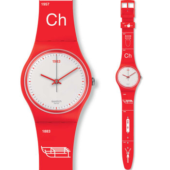 SWATCH SCHWIIZITUDE Red