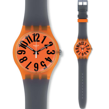 SWATCH LARANCIO Grey Silicone