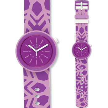 SWATCH Flocpop Purple Rubber