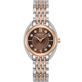 BULOVA Diamonds Rose Gold