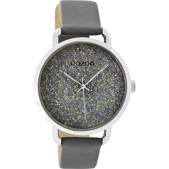 OOZOO Timepieces Grey Leather