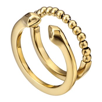 Just CAVALLI Gold Plated Stainless Steel Ring (S)