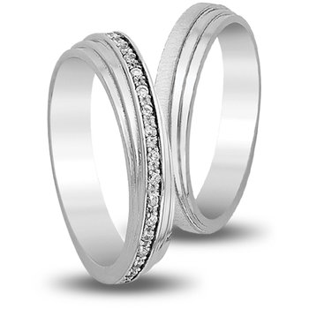 Wedding Rings in 14ct White