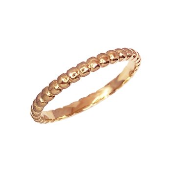 Δαχτυλίδι SAVVIDIS από ροζ χρυσό 14K (No 52)