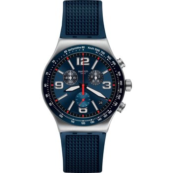 SWATCH Blue Grid Chronograph