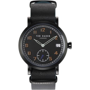 TED BAKER Logan Black Leather