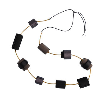 Necklace made of Rubber Costas Argiriou
