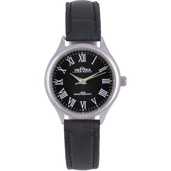 INORA Ladies Black Leather