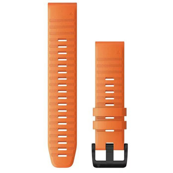 GARMIN QuickFit 22 mm Ember Orange Silicone Replacement Strap