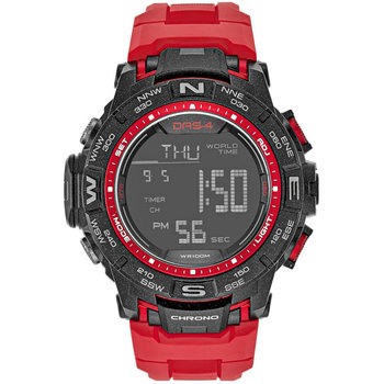 DAS.4 watch LD10 Red LCD