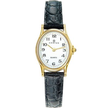 CERTUS Ladies Black Leather