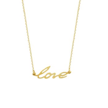 Necklace Love The Love Collection 14K Gold SAVVIDIS