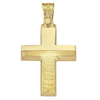 Βαπτιστικός σταυρός 14Κ Χρυσός TRIANTOS