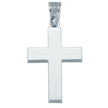 Cross 14ct White gold by Triantos