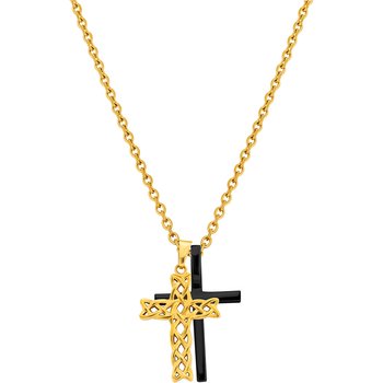 Stainless steel cross by Police