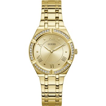 GUESS Ladies Crystals Gold