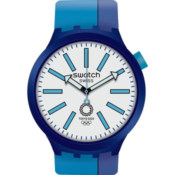 SWATCH BB AI Blue Silicone