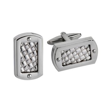 Stainless steel Cuff Links by Visetti